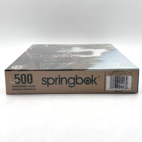 Springbok 500 Piece Jigsaw Puzzle B&O Railroad Museum Summit 5 Train Scene NEW - Picture 2 of 11